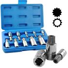 10056a 10-piece 10056 Capri Tools Xzn Triple Square Spline Bit Socket Set Metric 837013100560