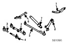 126-460-08-20 Genuine Pitman Arm