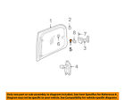 20586100 Gm Oem Side Panel-latch