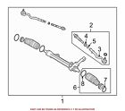 32136750081 Genuine Bmw For Rack And Pinion Bellows Clamp Outer