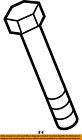 6104105aa Mopar Chrysler Oem Crossfire Steering Arm Bolt