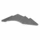 Ssm-iapsb8 8-lug Iapsb8 1500 2500 3500 Ssm Chevy Gmc 01-10 Silverado Sierra Idler Arm Pivot Weld In Support Gusset
