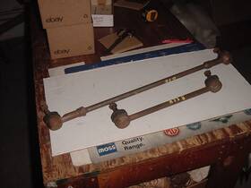 Su19 Austin Healey 2 Steering Rods With Ends 3000 Bj8