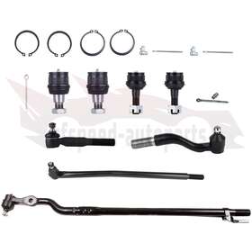 Z82442201g Autodetone Set Of 8 For 2000-2004 Ford F-250 Super Duty Front Ball Joint Idler Arm Steering