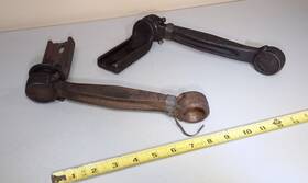 604036 Chevrolet Nos 34 35 36 37 38 Chevy Master Front Brake Radius Rod Assembly Pair .003 Under