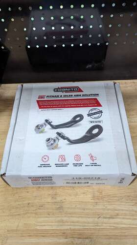 110-90715 Cognito Black Pitman Idler Arm Support Kit For Silverado / Sierra 3500