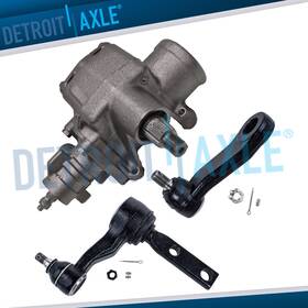 3gs472941 Detroit Axle Power Steering Gear Box Idler Pitman Arms Kit For Ford Expedition F-150 F-250