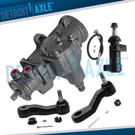 4gs473030 Detroit Axle 4pc Gear Box Pitman Idler Arm Bracket For Chevy Gmc Silverado Sierra 2500 3500