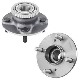 512424 Detroit Axle 4-lug Rear Wheel Hub Bearing Assembly For 1995-2007 Suzuki Esteem