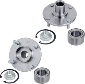 518510-da Detroit Axle 4-lug Front Wheel Hub Bearing Assembly For 2000-2011 Ford Focus