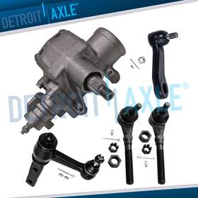 5gs472944 Detroit Axle Power Steering Gearbox Idler Pitman Arm Tie Rods For Ford F-150 F-250 Expedition