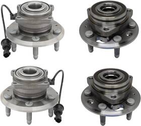 80441-4 Detroit Axle Front And Rear Wheel Hubs For 2010-2017 Chevrolet Equinox