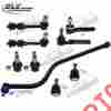 Ds1413 Dlz 10pc Suspension Ball Joint Ider Arm Kit For 2000-02 Dodge Ram 3500 1 Yr Warranty K7397 K7394 K7453 Es3526 Es3527