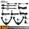 Dlzk80631 Dlz 12x Suspension Upper Lower Control Arms And Ball Joints Sway Bars For Cadillac Dlzk6541 Dlzk80826 Dlzes3488