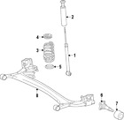E6210-9km0a Nissan Genuine Versa Rear Shock Absorber