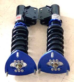 Cosob1-27 Emusa Openbox Final Sale 2 Front Coilover Suspension Blue For 10-11 Subaru Impreza Wrx