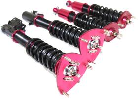 Sb583a Emusa New Coilover Suspension Red Adj. Damper For 10-11 Subaru Impreza Wrx