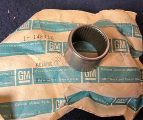 148418 Gm Corvette Steering Gear Pitman Shaft Needle Bearing -1953-62 - Nos Gm#