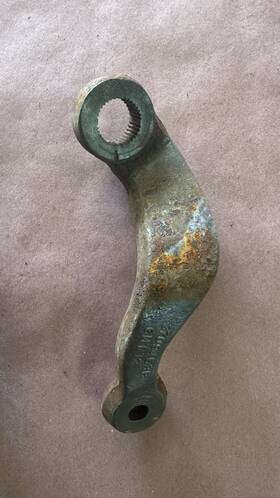 3709453b Gm 1955 1956 1957 Chevy Pitman Arm For Power Steering Car Belair Nomad 210 150 A