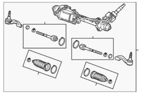 84706575 Gm 84211919 Genuine 2016-2017 Cadillac Ct6 Belt Drive Rack Pinion Steering Gear