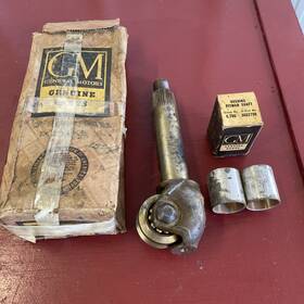 609941 Gm Chevrolet 1939 - 1948 Passenger Car Steering Gear Pitman Shaft Nos