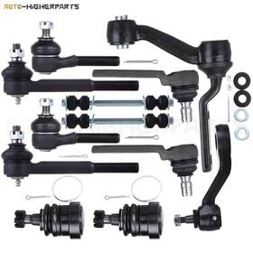 13467063 Higher-autoparts 12 Pcs Front Tie Rod Ends Ball Joints For 1998-2002 Ford Crown Victoria