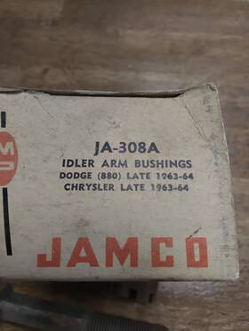 Ja-308a Jamco Vintage Nos Idler Arm Bushings #ja-308a With Storage Wear/rust