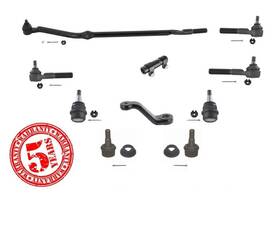 133606 Mac Auto Parts Drag Link Inner And Outer Tie Rods Lower Upper Ball Joint Pitman Arm 10pc Kit