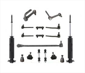 178848 Medallion Auto Parts 17 Pcs Tie Rods Ball Joints Links Idle Arms For Chevy Astro And Gmc Safari 91-05