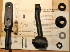 K-6105 Moog K6105 Idler Arm With Bracket 1972 Chevrolet Passenger Part #