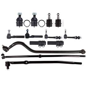 13719811 Motofactory For 00-01 Dodge Ram 1500 13pcs Front Sway Bar Link Tie Rod End Ball Joint Kit