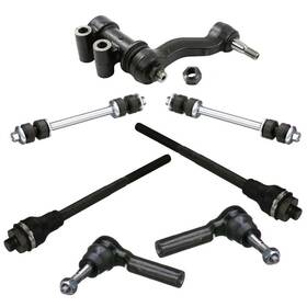 154400018 Oe Brand Idler Arm Sway Bar Links Tie Rods 7pc Kit For Gmc Silverado 2500hd 2011-2019