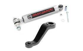 8731730 Rough Country N3 Steering Stabilizer And Pitman Arm For Cherokee Silverado Sierra