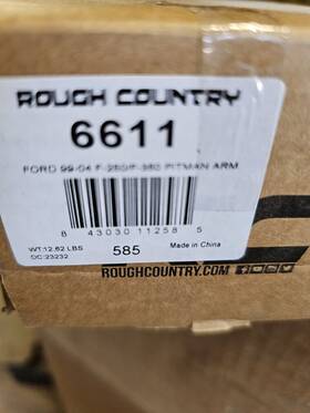 Rc6611 Rough Country Pitman Arm For Ford F-250/f-350 Super Duty 4wd 1999-2004 -6611