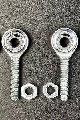 Rsrpcm5lr Rsracing Econ 5/16x 5/16-24 Male Lh / Lr Rod Ends Heim Joints Cmr-5 Jam Nut Sets