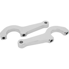 91632032 Speedway Motors Lower Tie Rod Steering Arms Chrome Tapered Fits Ford