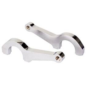 91632034 Speedway Motors Lower Tie Rod Steering Arms Chrome 5/8-18 Hole Fits Ford