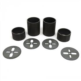 Okp3cca83 Suspension Pros Universal Rear Air Bag Bracket Kit - No Bags Dropped Bagged Hot Rod Truck Ls X