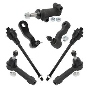 Psa34604 Trq Front Steering Kit Idler Arm Assembly Pitman Tie Rod Compatible Cadillac 02-06