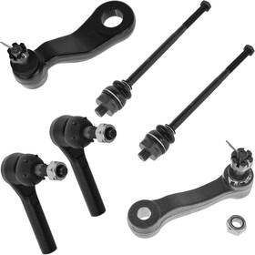 Psa58597 Trq Front Steering Kit Idler Arm Pitman Tie Rod For 01-12 Chevy Gmc