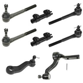 Psa58625 Trq Steering Kit Idler Arm Bracket Pitman Tie Rod Compatible With Chevy K1500 K2500
