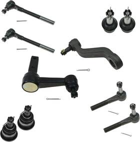 Psa59018 Trq Front Steering And Kit Ball Joint Idler Arm Bracket Pitman Tie Rod