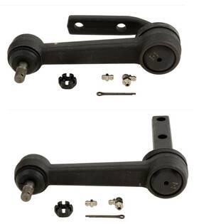 Djvt-7328-22-1598286 Trw Pair Set 2 Front Steering Idler Arms For Chevy Astro Gmc Rwd With 12mm Bolts
