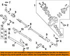 W709296s441 Ford Oem Super Duty Steering Arm Nut