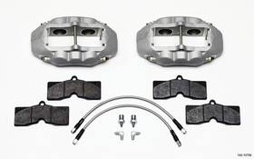 140-10789 Wilwood Front Brake Kit 65-82 Corvette Clear Anodized