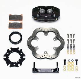 140-11206 Wilwood Rear Inboard Sprint Kit With 10.5in Scalloped Rotor