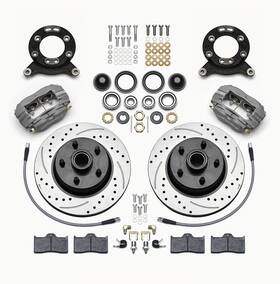 140-13476-d Wilwood Front Disc Brake Kit 65- 69 Mustang Drilled