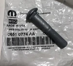 Mopar 06510774AA Steering Stabilizer Bracket Bolt. Fixed Price $14.45.