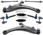 For Subaru Crosstrek 2013-2017 Mevotech Front Lower Control Arms W/ Ball Joint. Fixed Price $541.00.