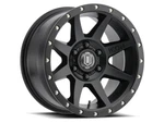 Icon Alloys Rebound Sat Blk 17 X 8.5 / -6MM 4.5" Bs. Fixed Price $267.71.